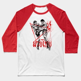 muaythai fighter 5 Baseball T-Shirt